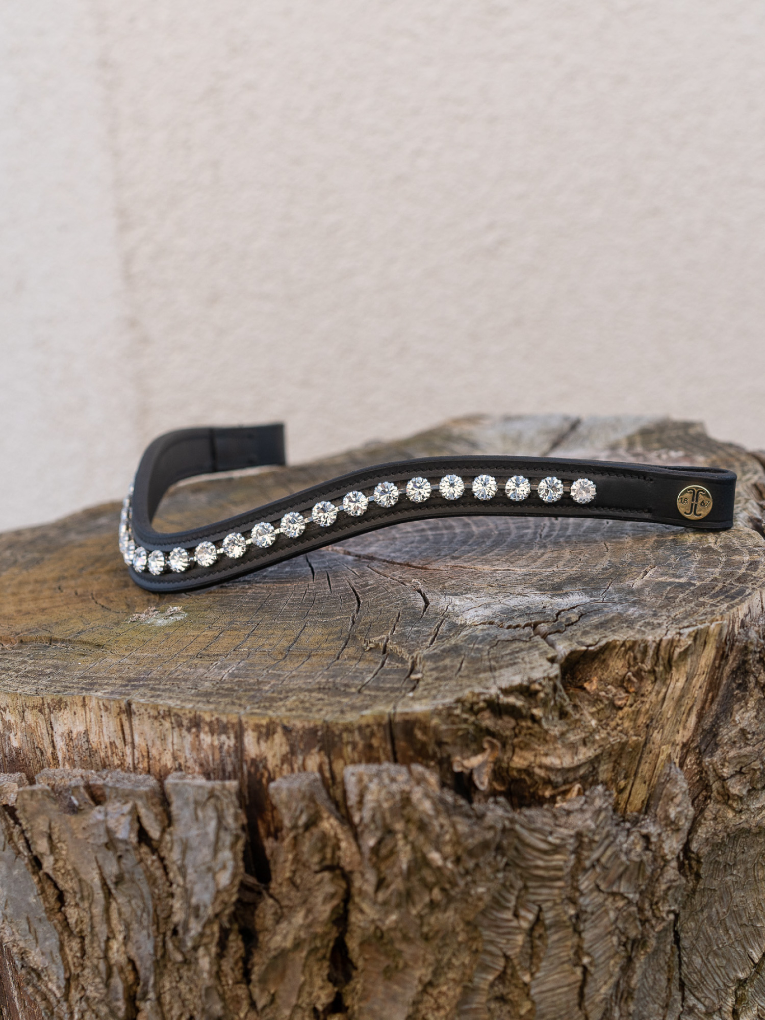 Pannband Kristall Silver Svart thumbnail